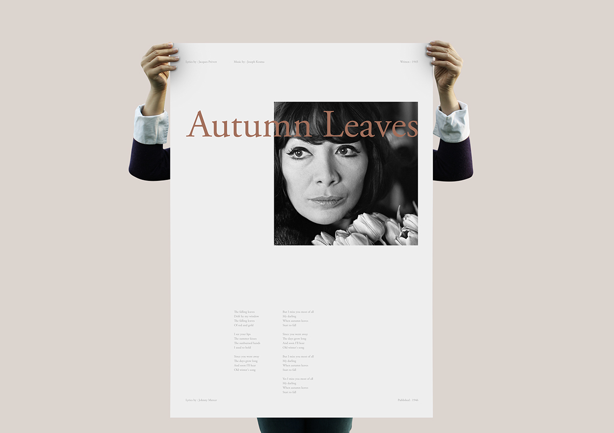 song Compilation Album cover poster autumn leaves artists Pack vinyl cd