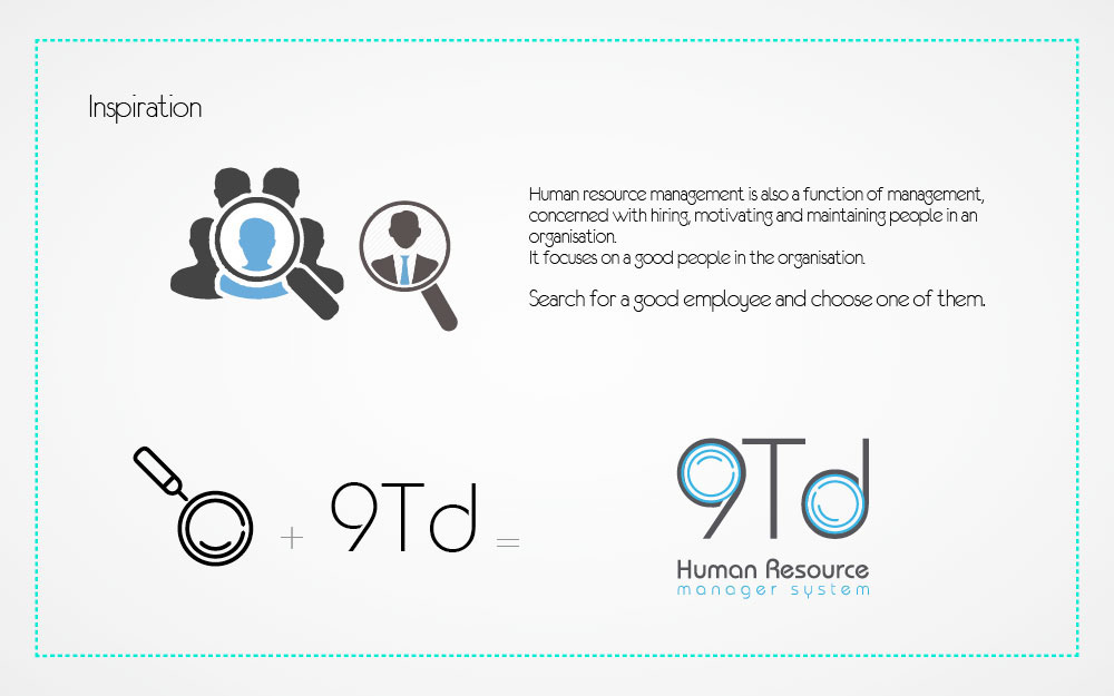 logo design branding  corporate identity Stationery HR Human_Resource Search_icon Business_Card