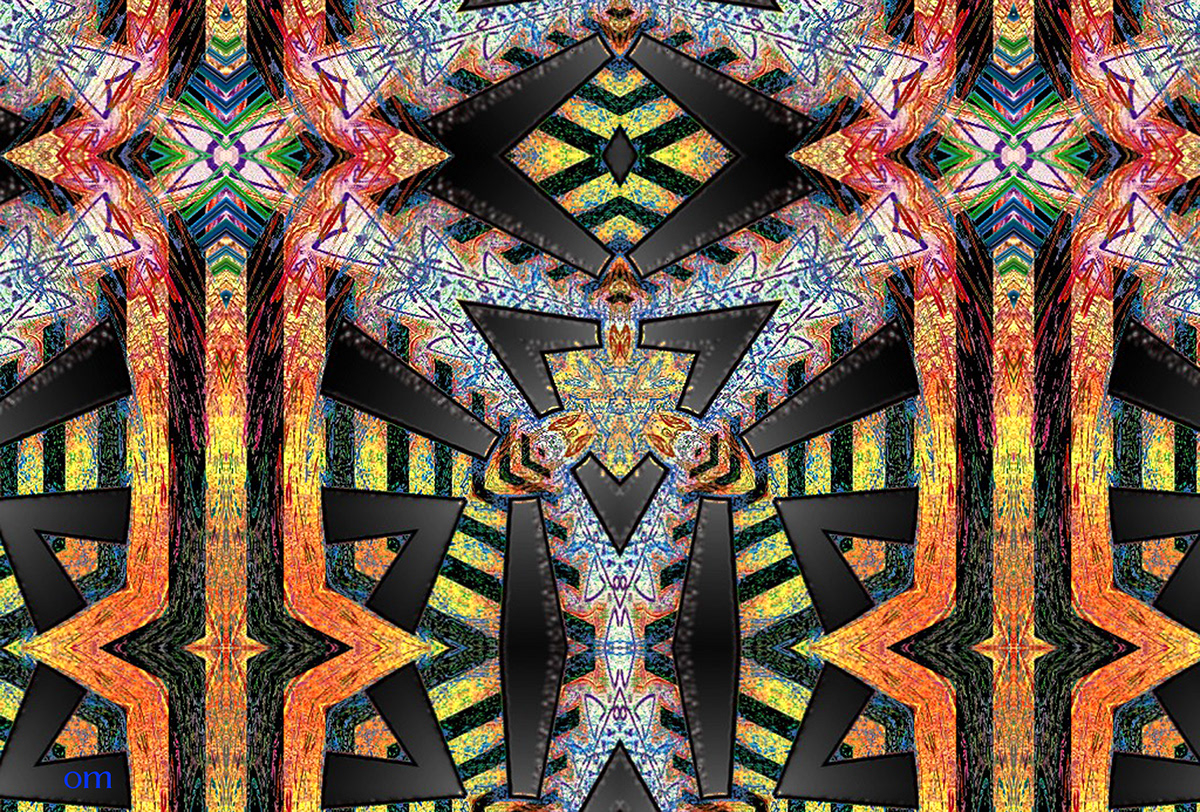 photoshop design collage multi-media Promotion cards fractal art