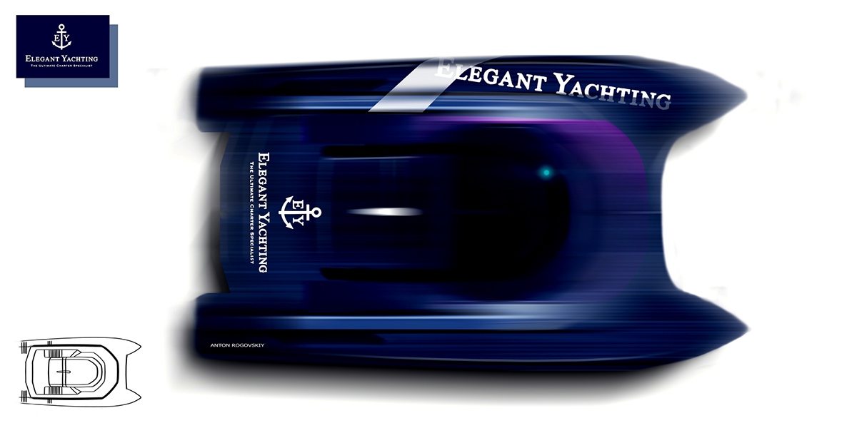 anton rogovskiy sketch doodle yacht cruise yacht boat car design sports yacht Сoncept Concept Yacht