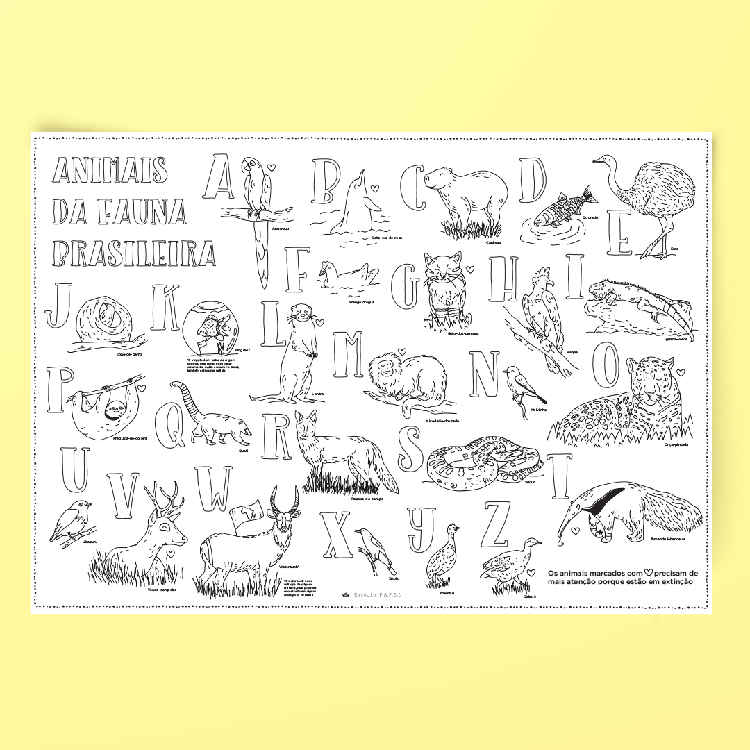 kids sea picnic Para colorir desenhos infantil Lúdico papel para colorir abecedario fauna brasileira