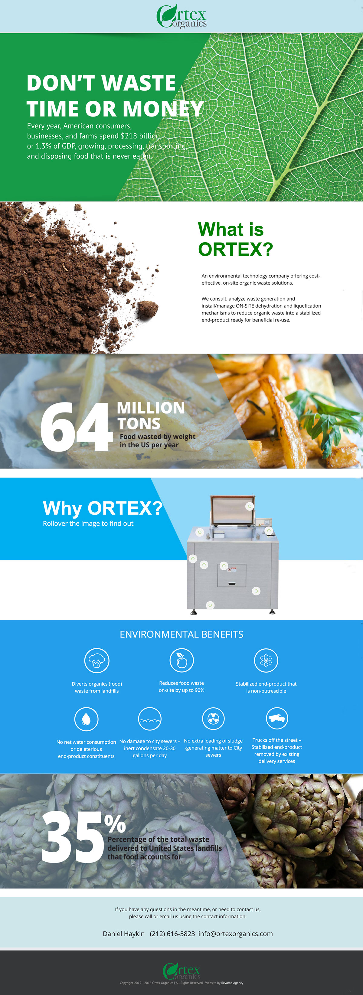 Food waste industrial green eco-friendly Web Design  Website branding  Logo Design