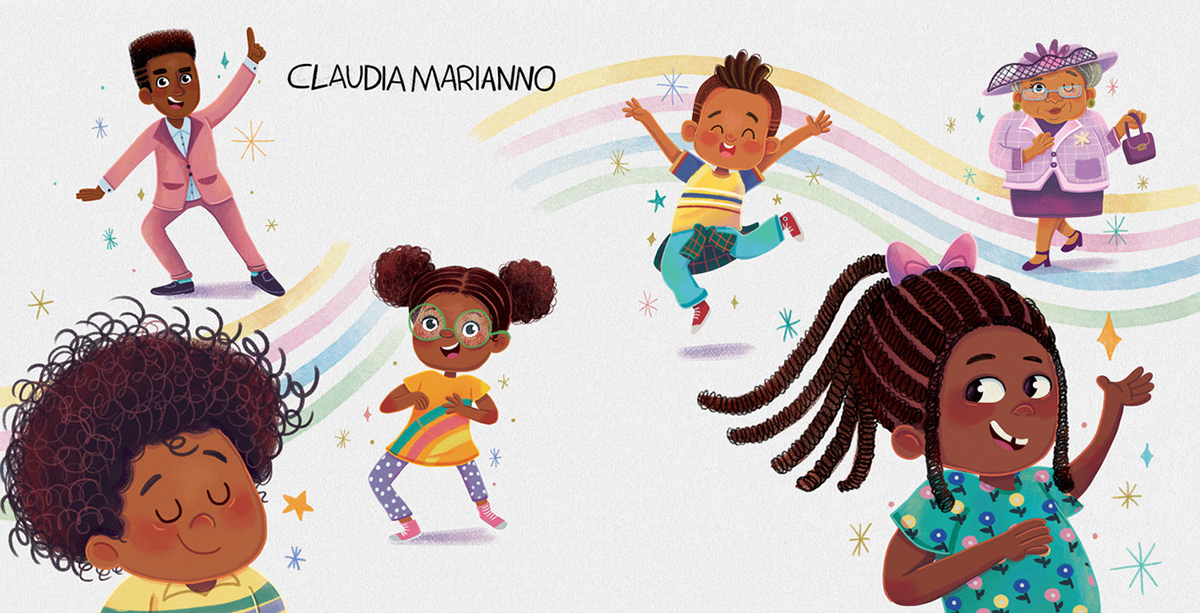 Black History art artwork photoshop ILLUSTRATION  design Drawing  Character design  children's book