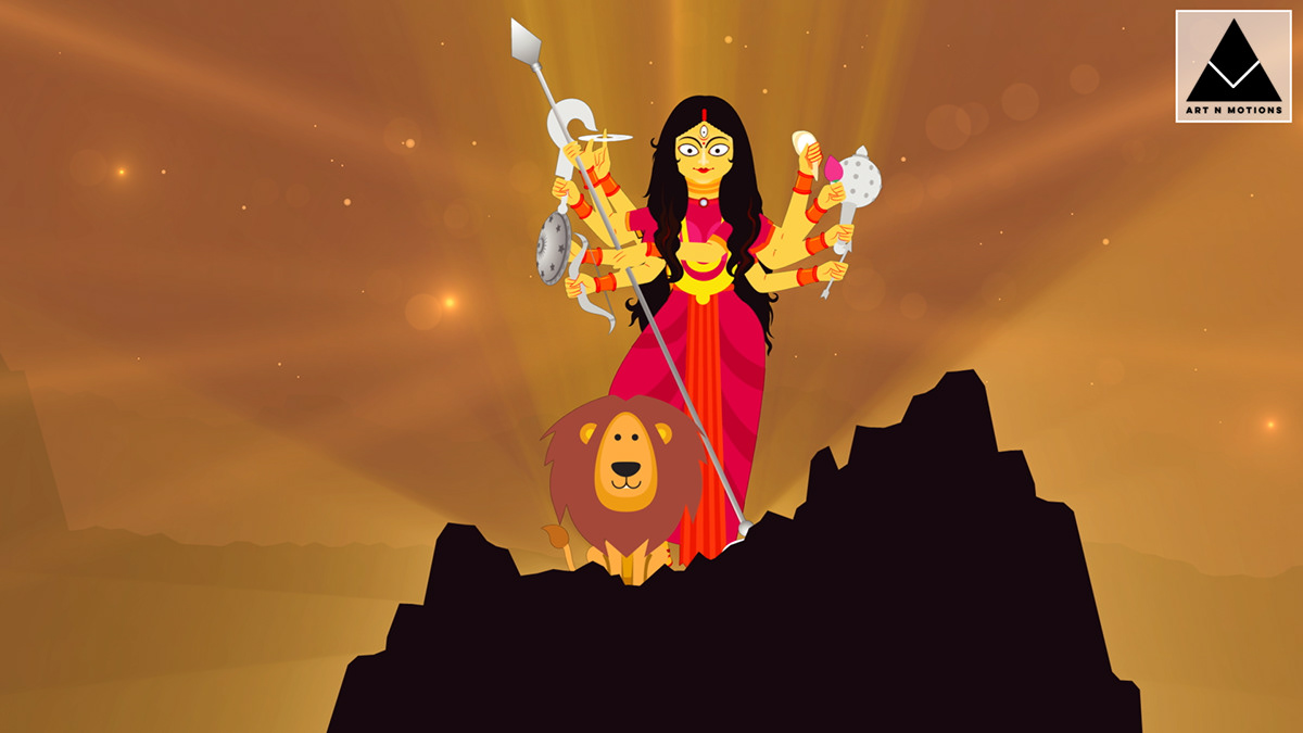 Wish you a happy Durga Puja! on Behance