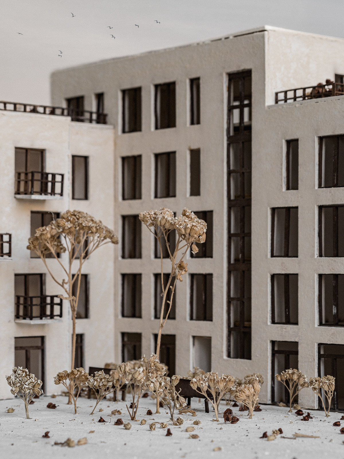 architecture architecture model building housing Infill maquette Model Making residential residential building visualization