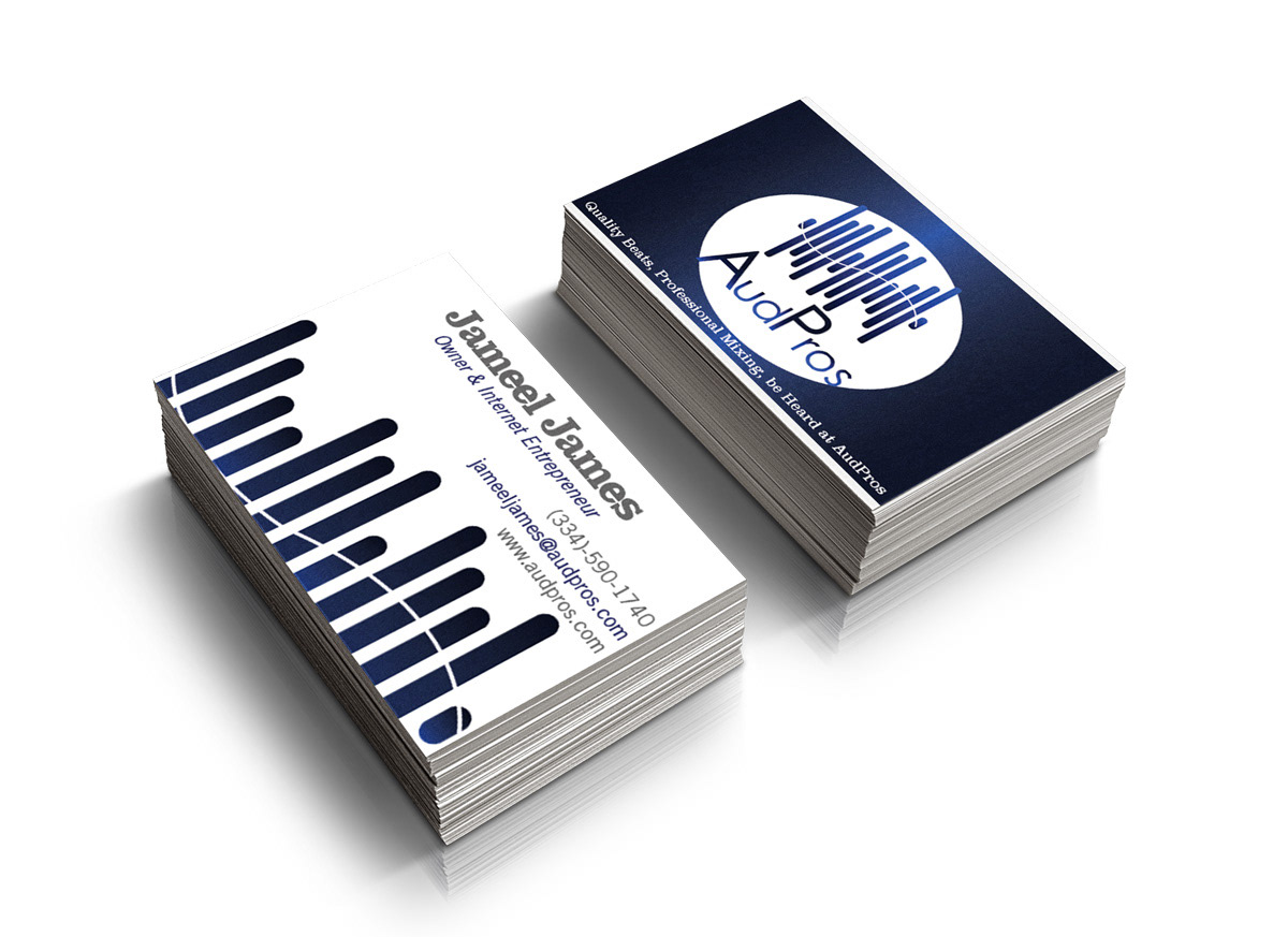 logo print  business card