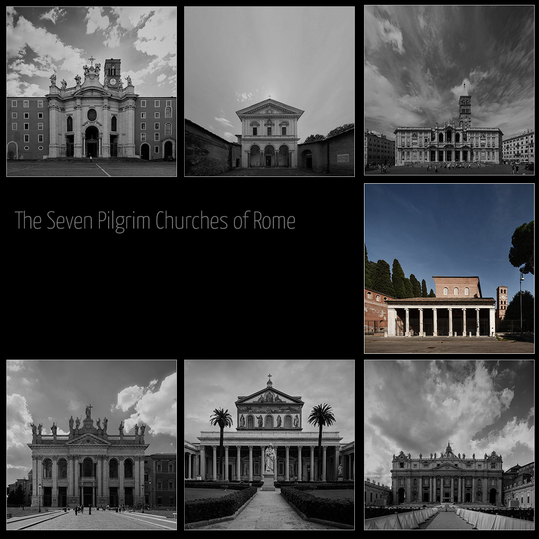 Roman churches Catholicism mosaic pictures Rome Italy panoramic images Architecture Photography Vatican goods arts