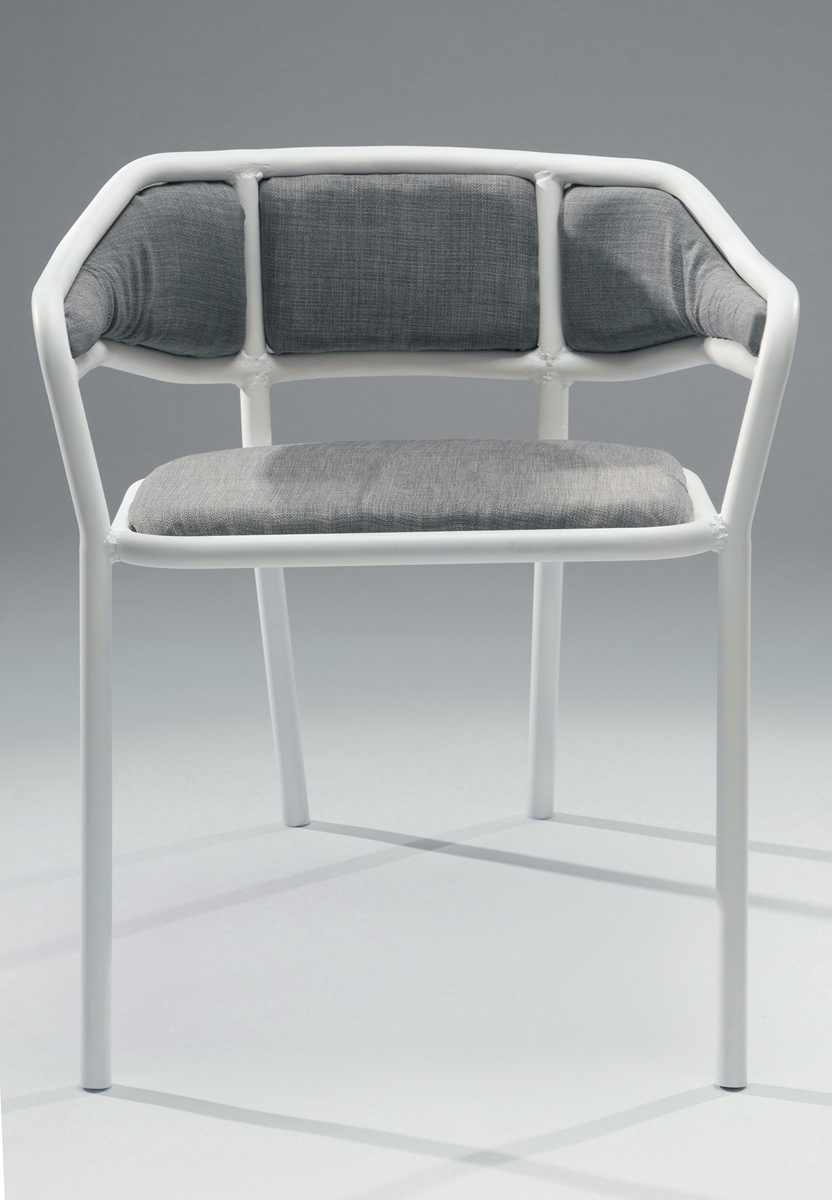 steel tube chair fabric seat