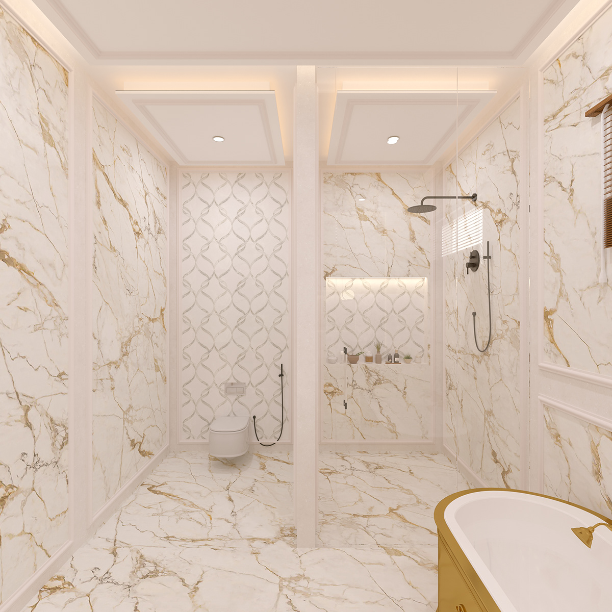 Behance calactta marble google lighting new ravenna washroom vanity visualization washroom White white bathroom