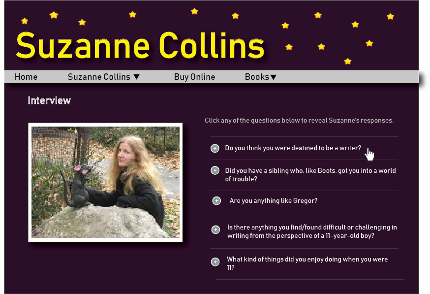 Hunger Games suzanne collins Website UI/UX redesigning
