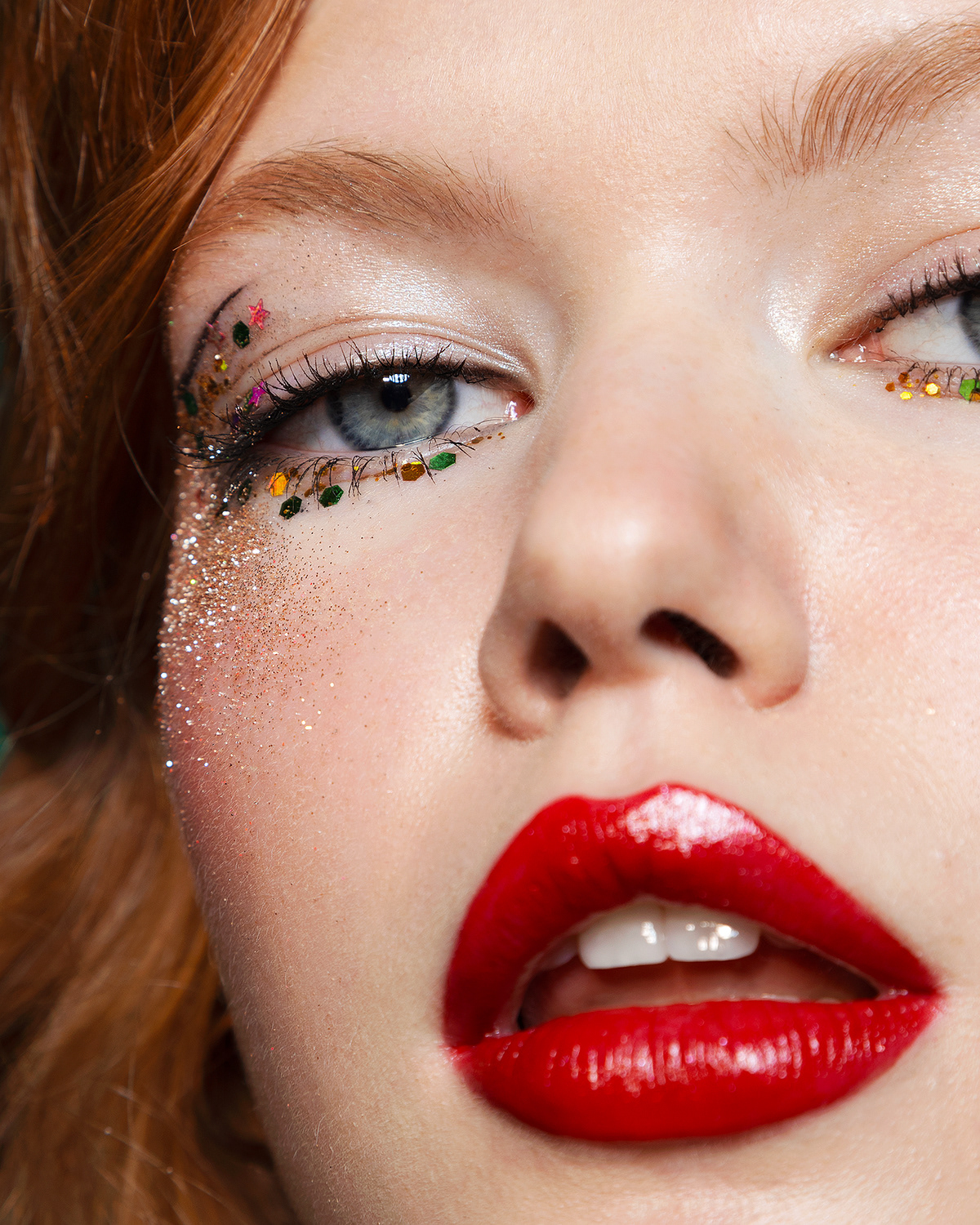 backstage beauty closeup editorial face makeup model photographer portrait retouch