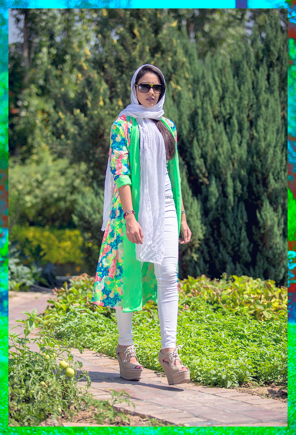 Iran design persian cloth girl woman