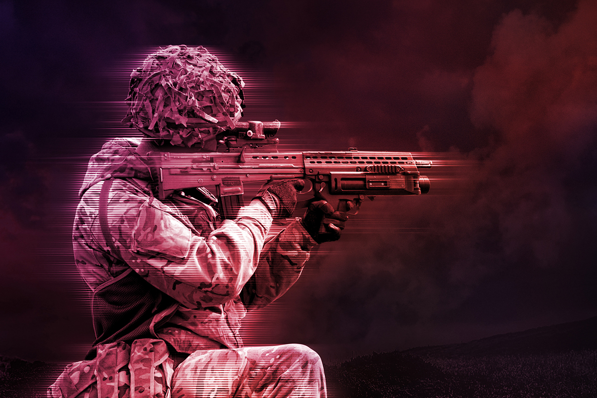 Adobe Portfolio inzpire mod ben edwards photoshop art digital illustration light streaks soldier Apache