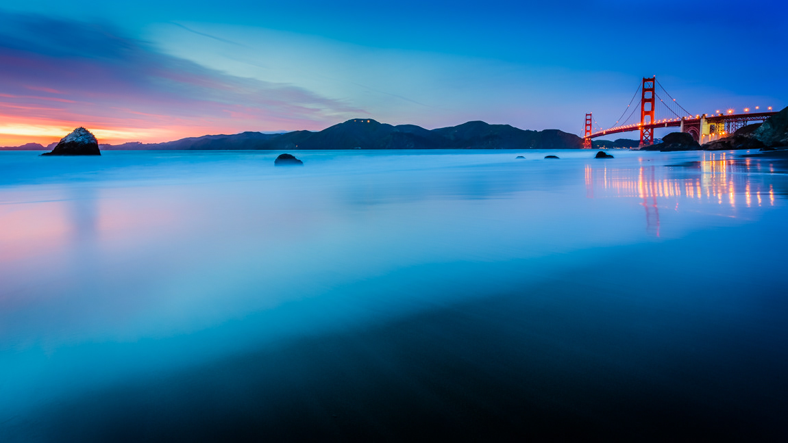seascape Landscape Ocean san francisco scenic Beautiful colorful lightroom filters sunsets pacific processed beach long exposure