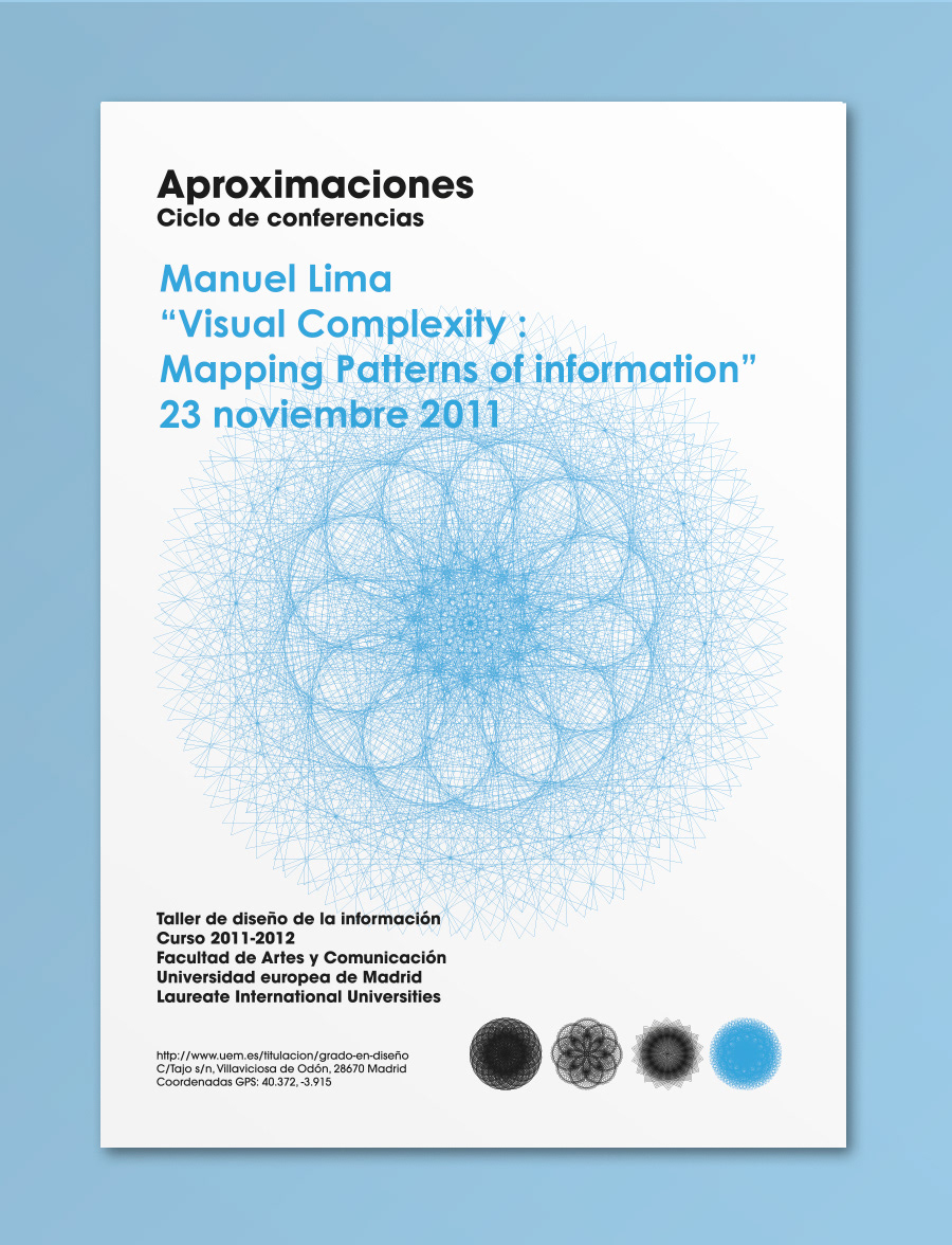 posters Manuel Lima information Conexiones MAPPING PATTERNS visual complexity cartelería