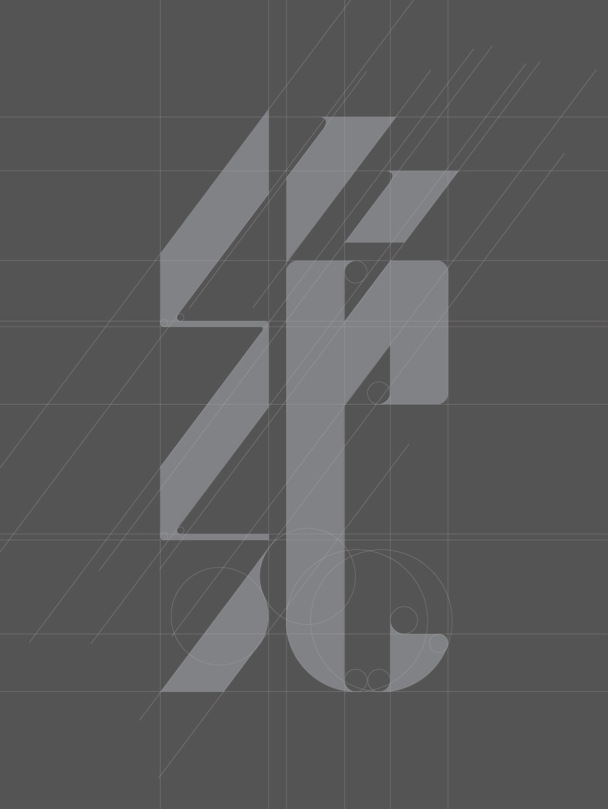 Chinese typography characters Black&white fonts Typeface kong minimalist modern oriental hanzi 中文 汉字 字体 现代