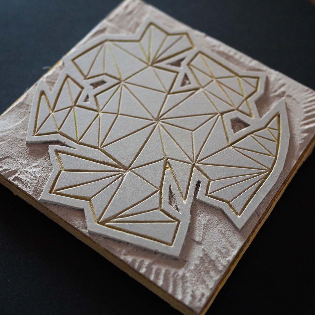 linocut print making Tahigami blockprint lino