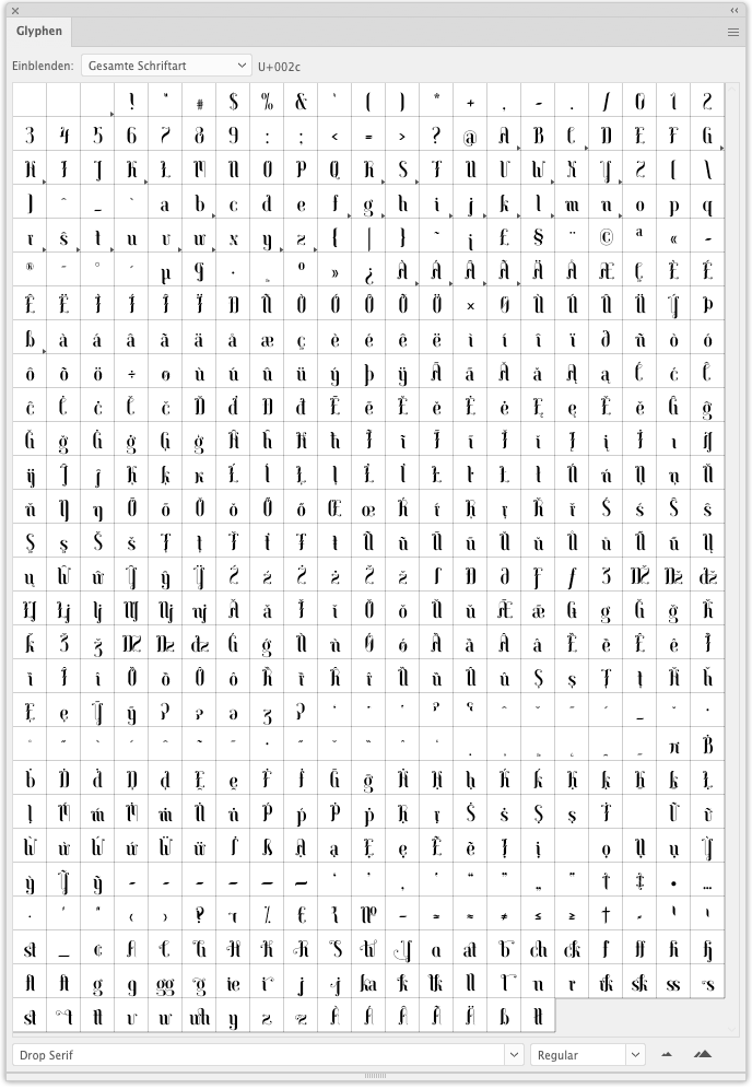 free glyphs schrift Typeface typography   vector Latin