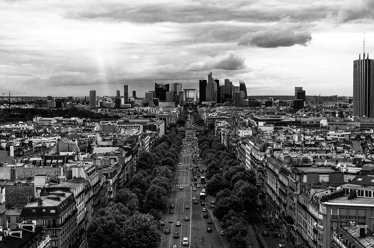 Adobe Portfolio versailles buildings reflections steel structure symmetry eiffel tower wings alley windows france Perspective Paris black and white