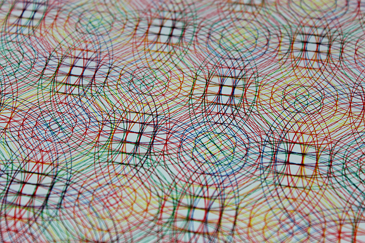 British Library pattern sound vision Water Texture rain LCC UAL colour risograph