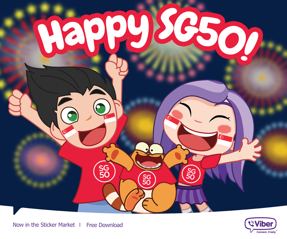 viber messaging app stickers singapore