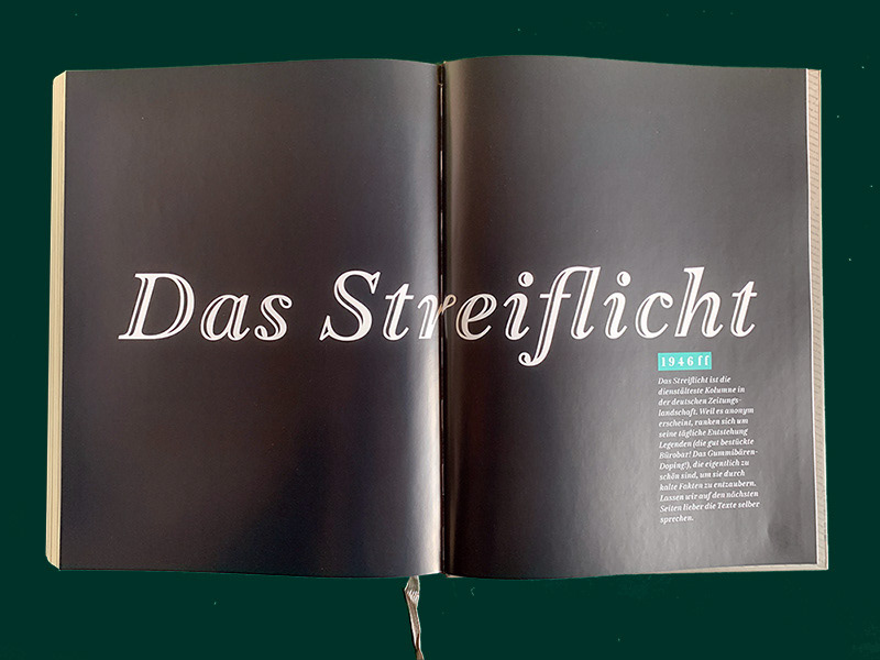 Der Jubiläumsband anniversary book buch editorial großformat Jubiläum Süddeutsche  Sz textbildband