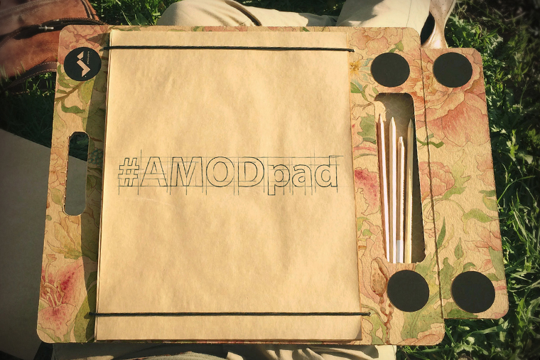 pad amoddoma amod-doma Kraft sketch eco case design Nature student teacher painter reboard cardboard sketchboard