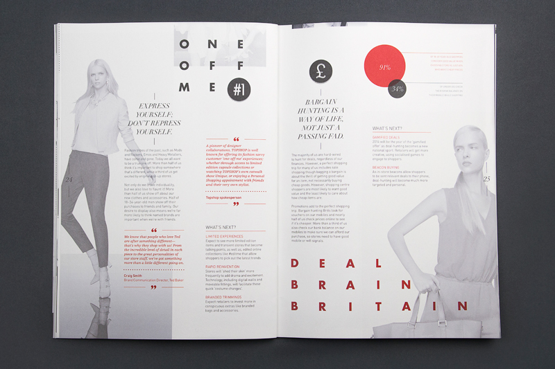 infographic report Futura creative publication trends tribes icons Duotone Layout