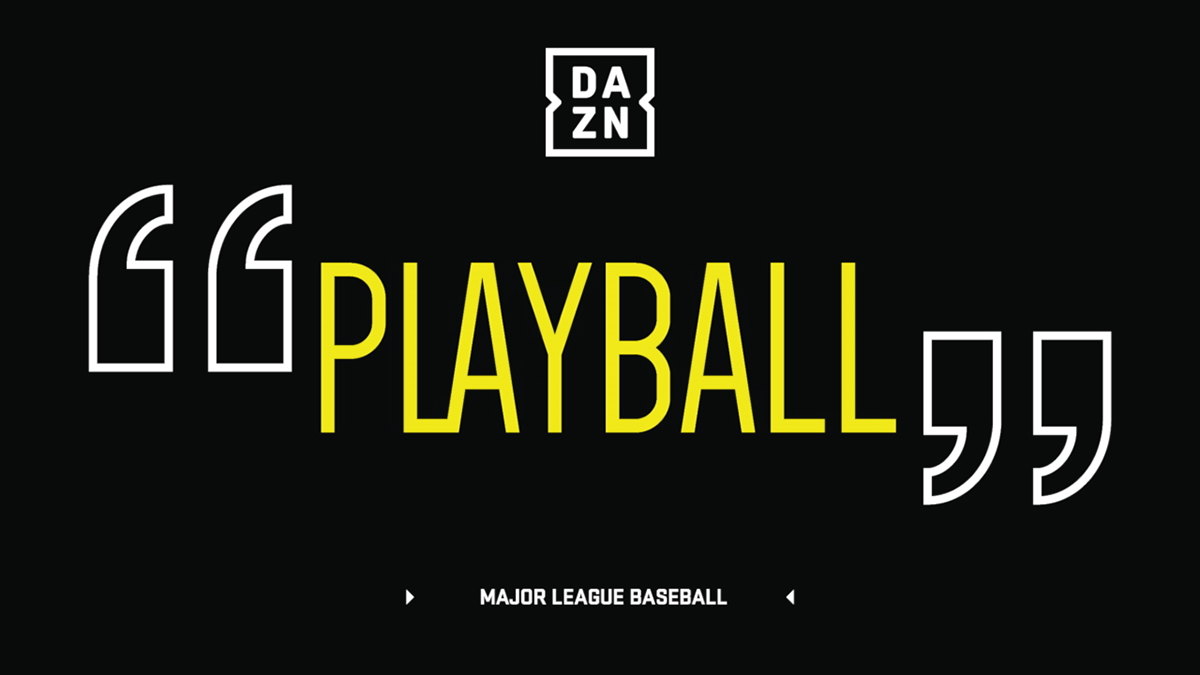 dazn baseball mlb motion Sports Design