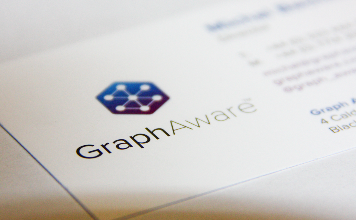 graphaware logo corporate White simple clean database