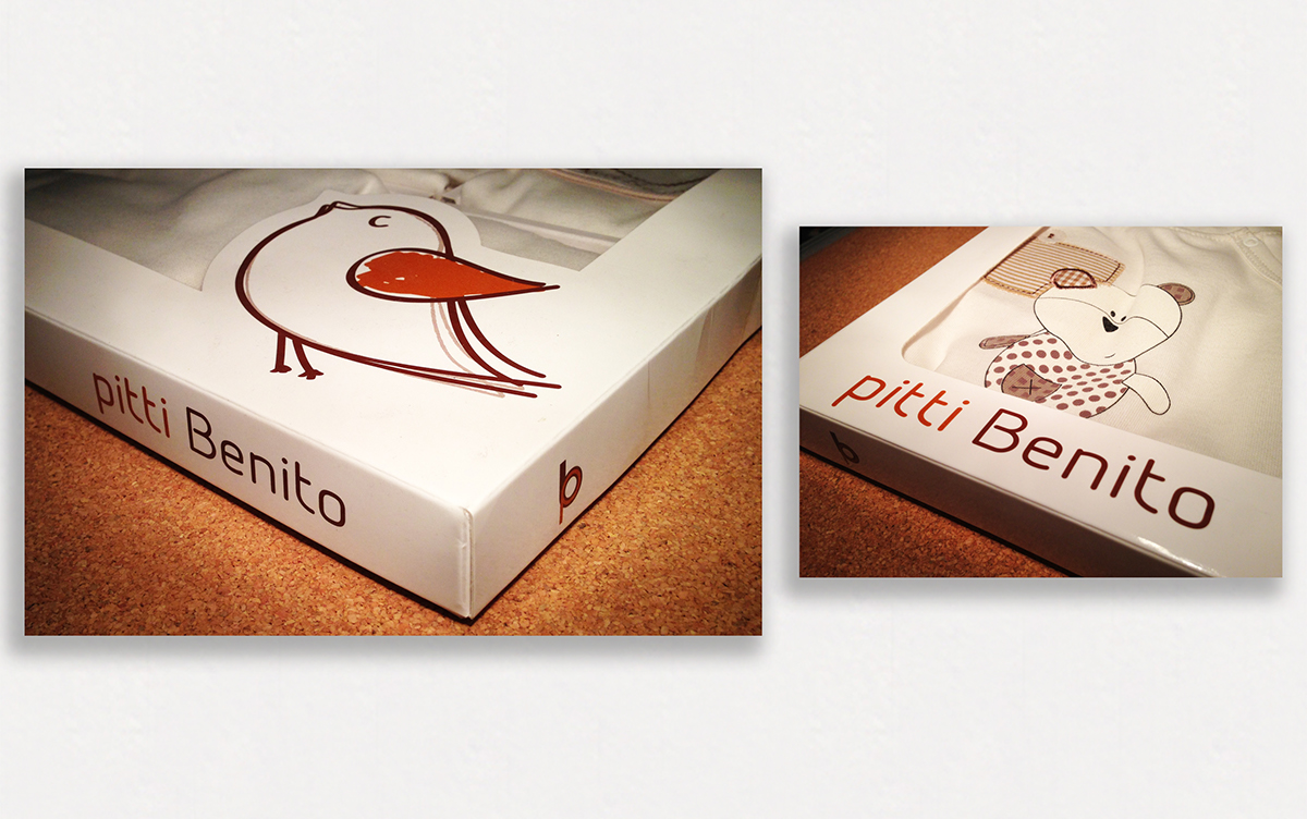Pitti Benito   Packaging baby Baby Textile  baby logo
