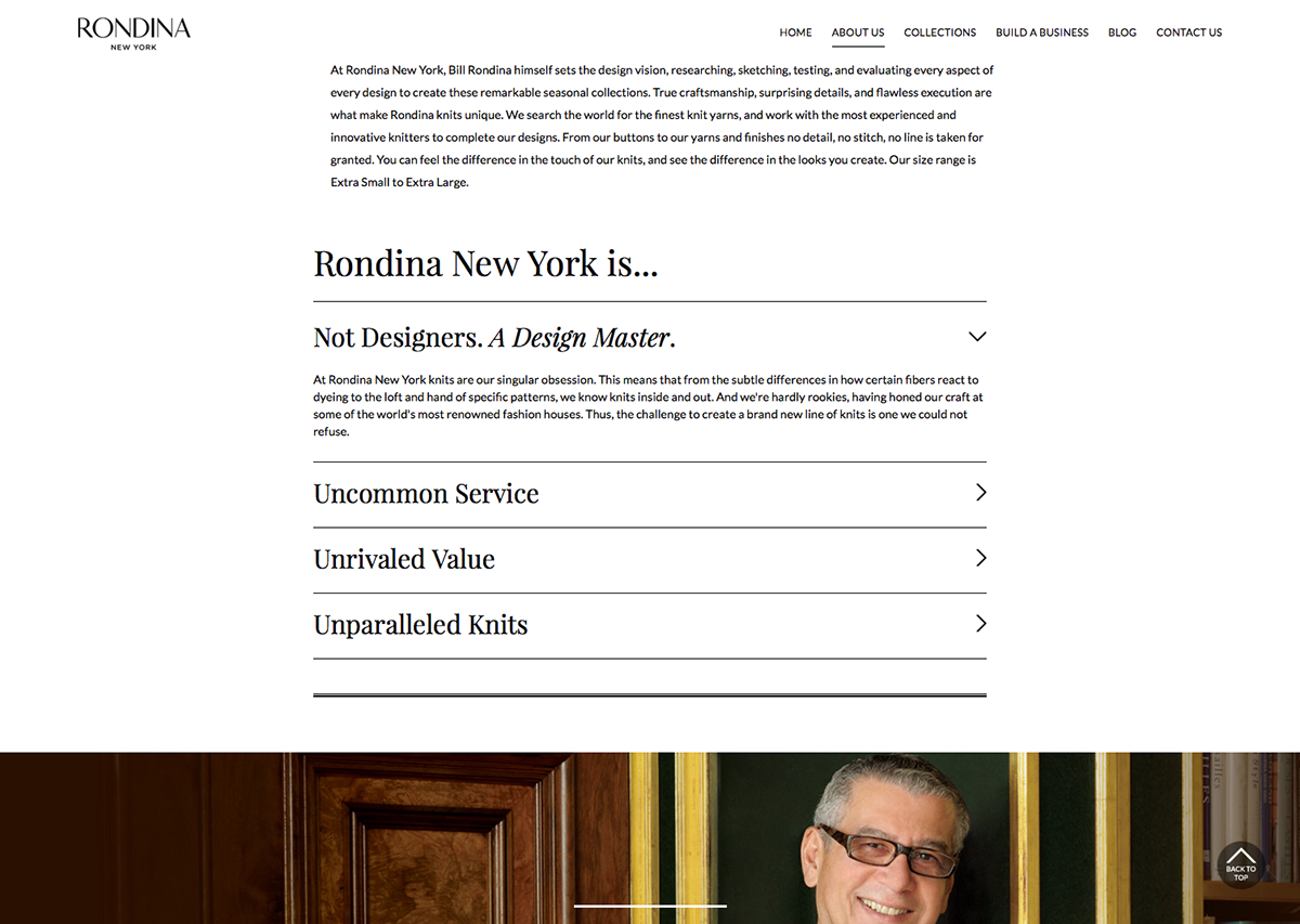 Adobe Portfolio Scrolling Single Page Design minimal clean apparel womenswear wordpress customized
