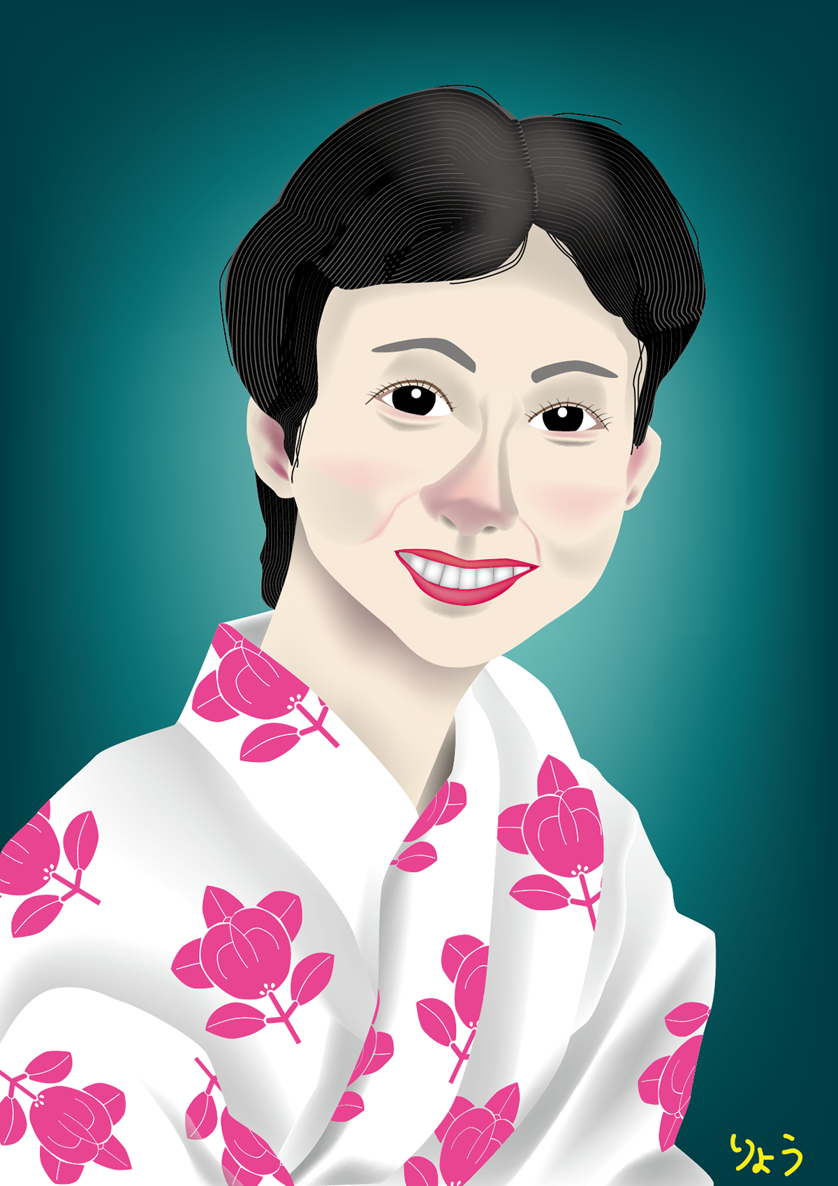 japanese woman PDF available vector graphics (original)