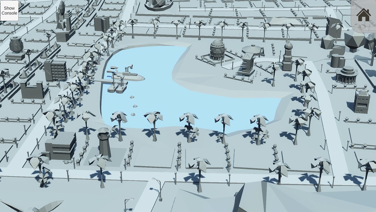 lowpoly unity city 3D modeling Education cinema4d