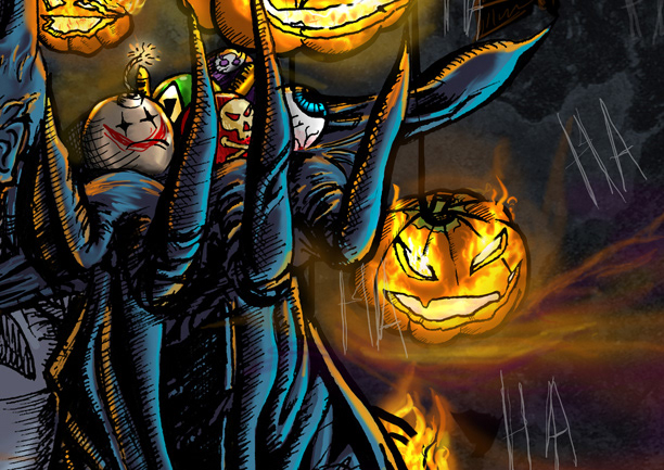 batman joker Halloween pumpkin dark knight costume batman costume saher imran