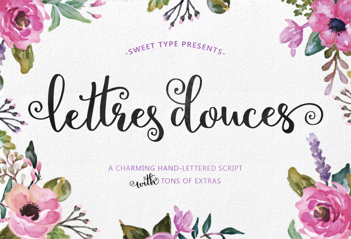 Font Bundle HAND LETTERING Calligraphy   swirly sweet handwriting font hand drawn type cheap fonts