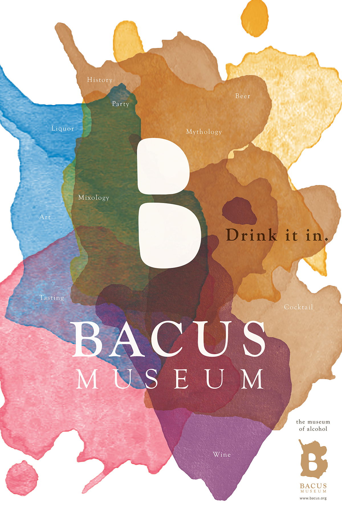 museum wine alcohol brochure poster stationary Signage banner
