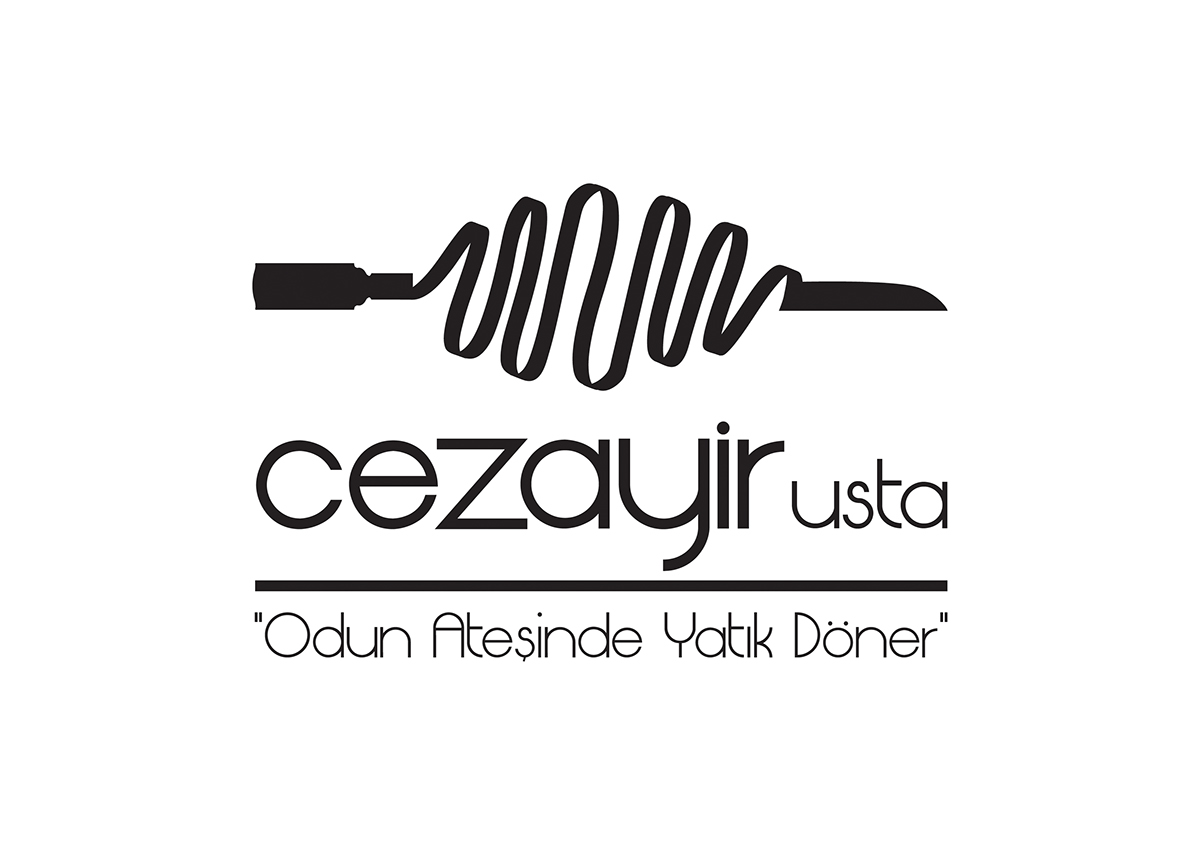 Cezayir Usta  branding  logo Packaging restaurant 3d render Matches stationary