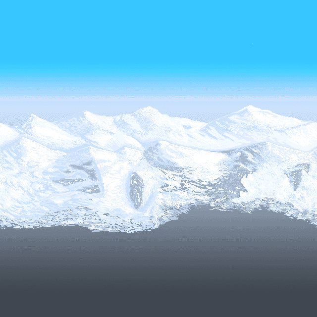 pixel Pixel art mountains tile background
