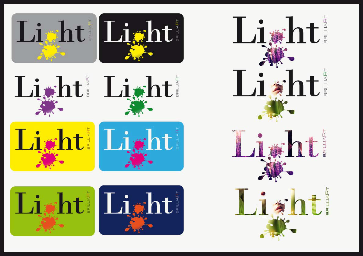 light immagine coordinata logo identity brand