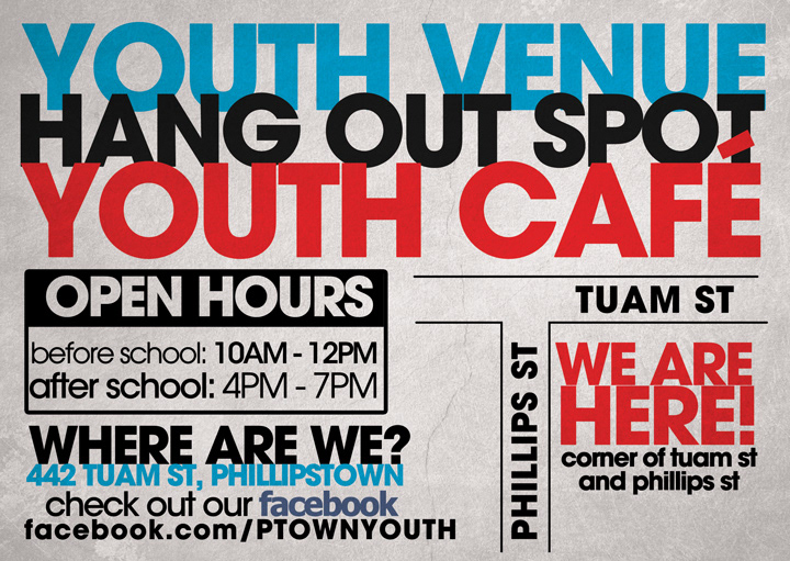 flyer a6 poster a3 Youth Centre