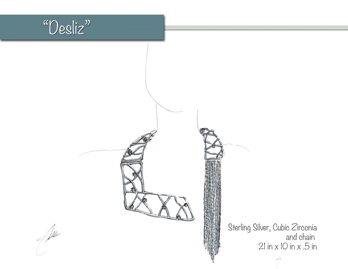jewelry design rendering