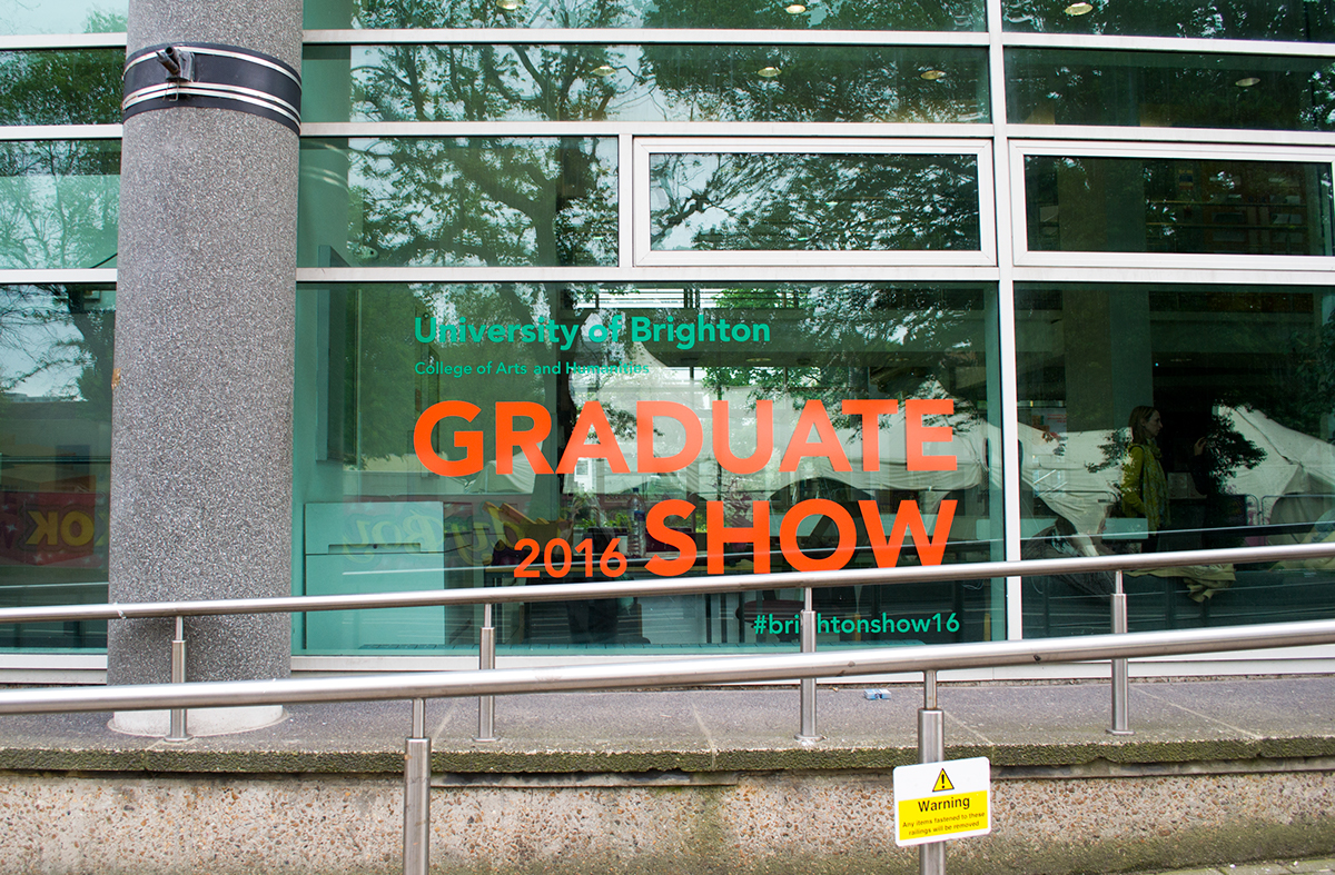 degree show brighton Graduate Show identity Graduate Degree Show