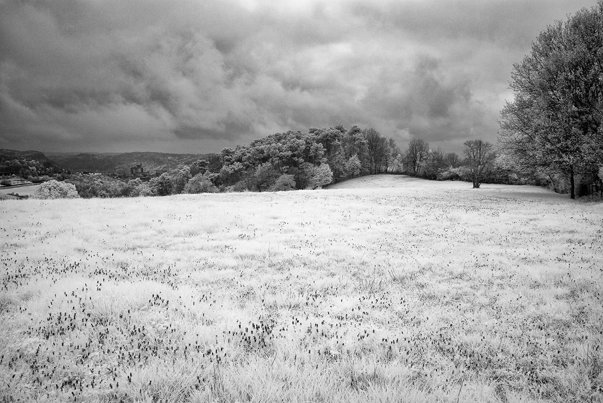 france infrared black and white Travel Dordogne history Ancient castles medieval villages countryside aquitaine Périgord