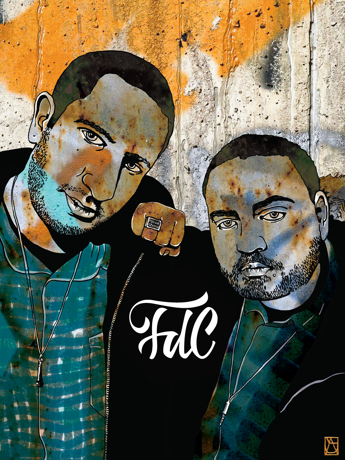 digital digitalartwork Digitalpaintings portraits crew hiphop foridarcentro FDC