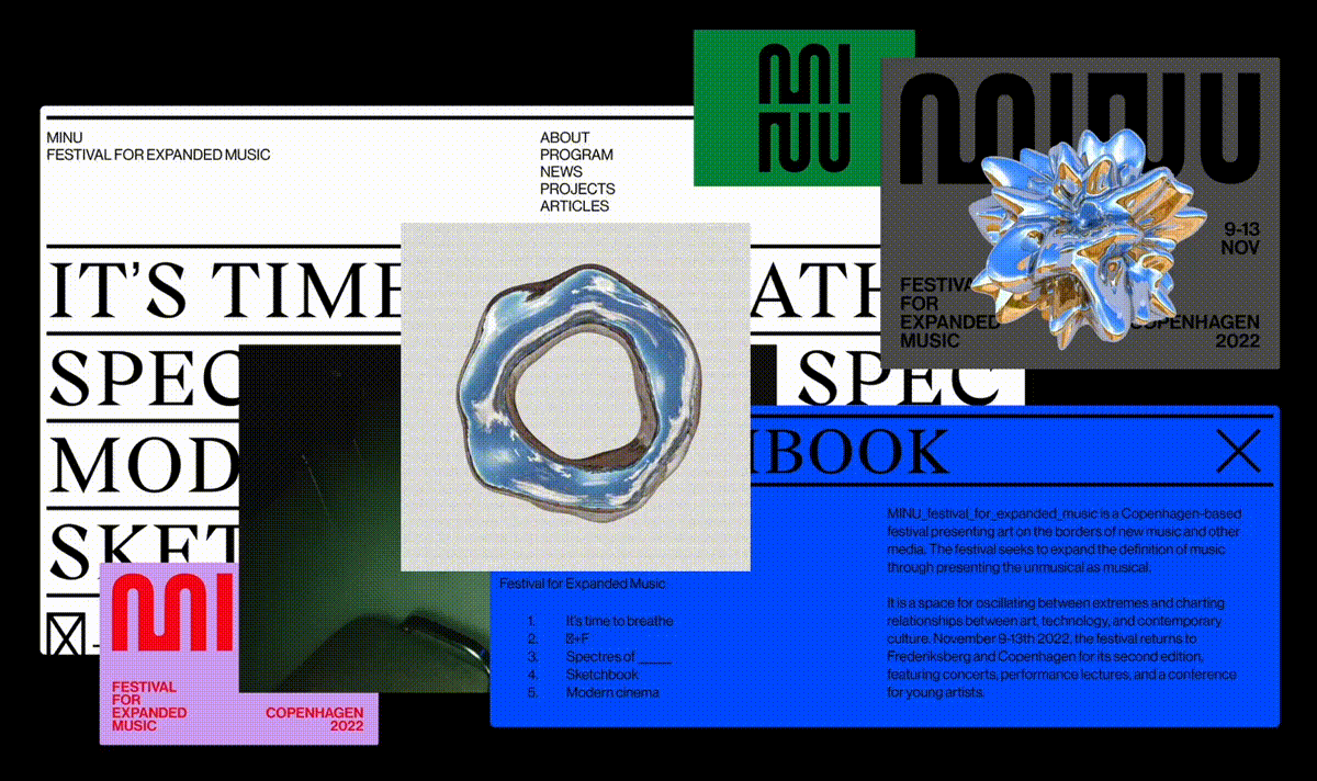 Adobe Portfolio Brand Design design festival design identity typography   visual identity Web Design 