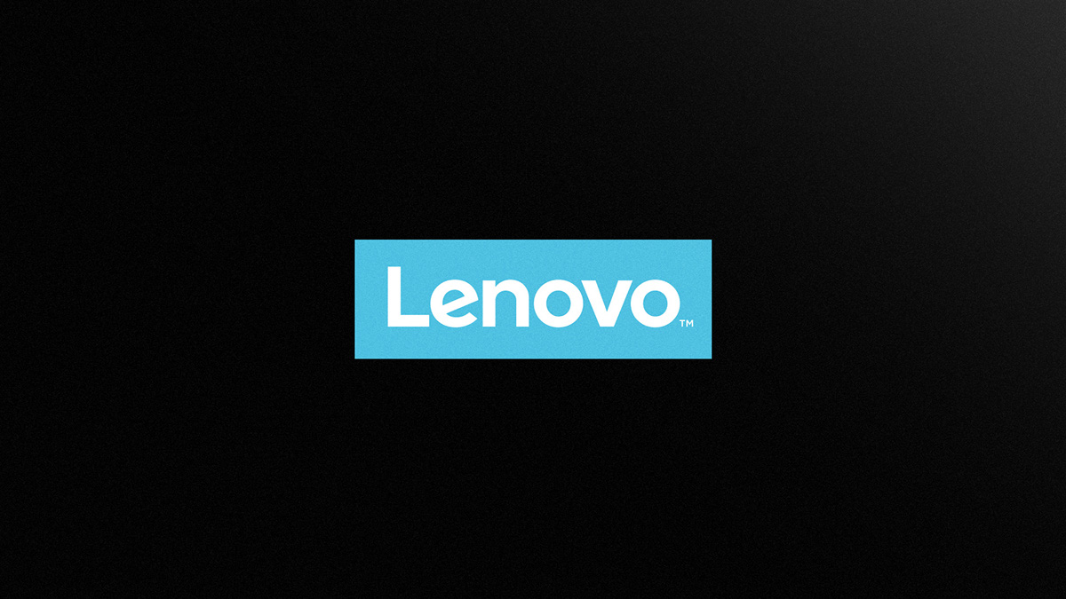 Lenovo logo screensaver product colors rainbow lines loop