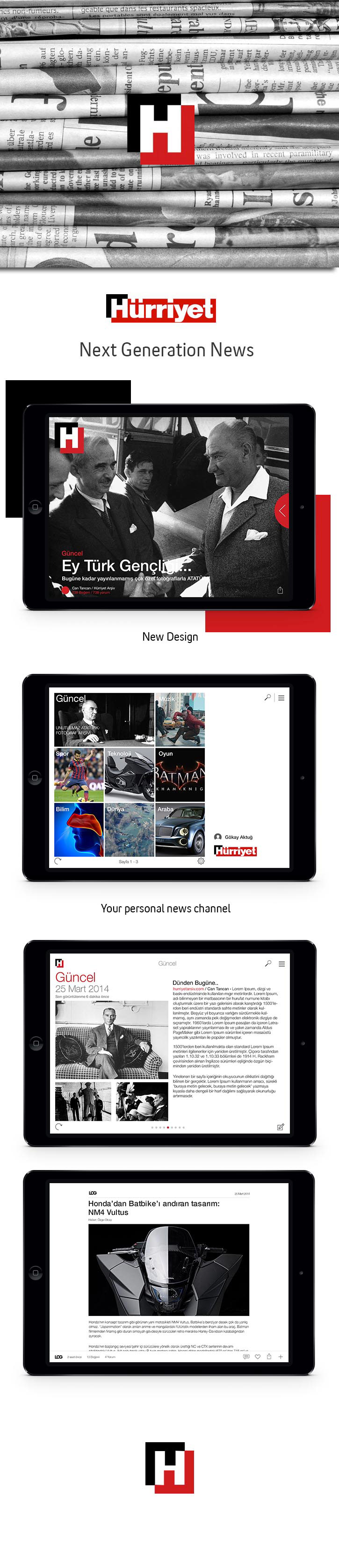 #news #tablet #apps #Design #newspaper   #uı/ux #turkey #haber #ipad #graphicDesign