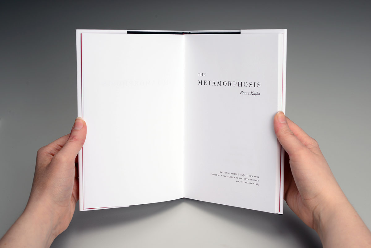 book Metamorphosis franz kafka design binding
