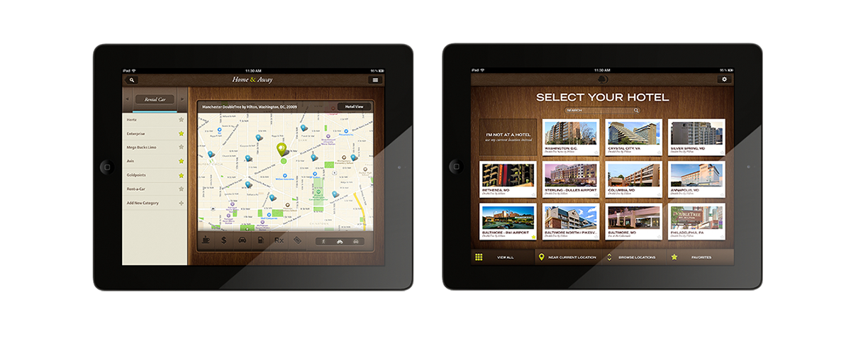 Adobe Portfolio UI ios app design iOS App iPad App